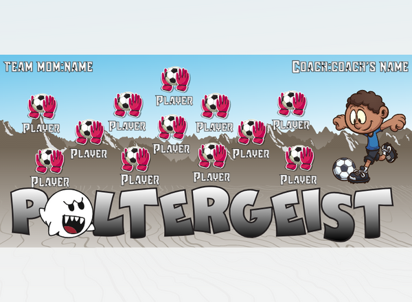 Poltergeist - Soccer - Pole Pocket Banner
