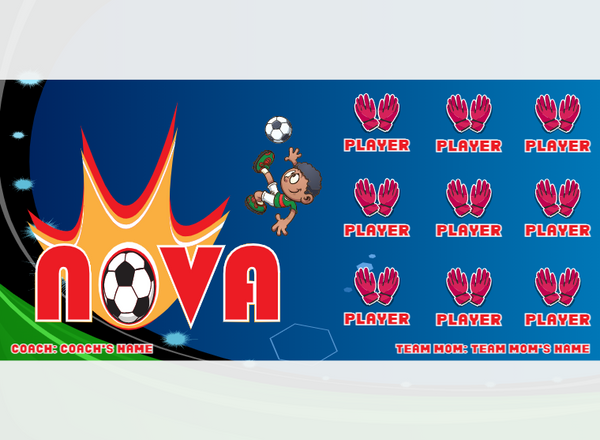 Nova - Soccer - Pole Pocket Banner