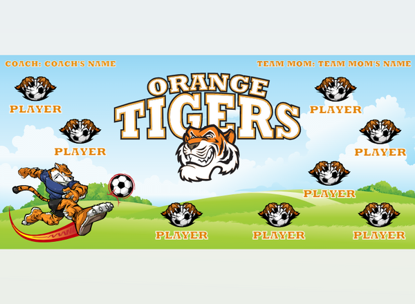 Orangetigers - Soccer - Pole Pocket Banner