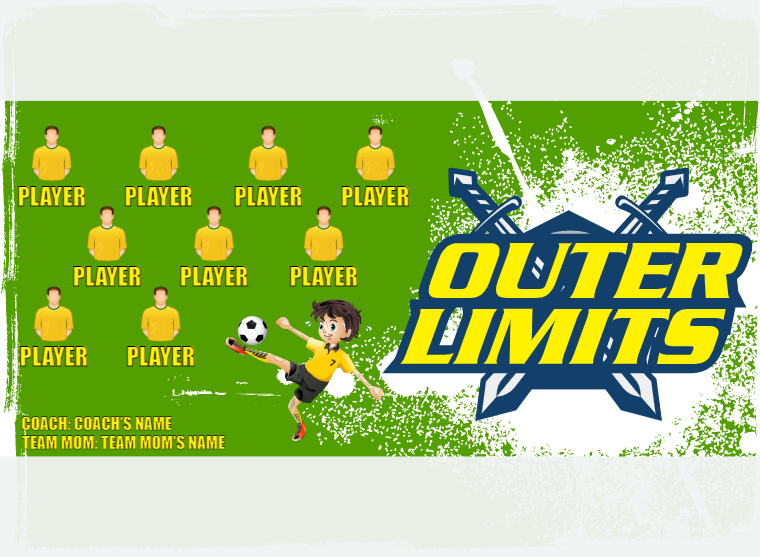 Outerlimit - Soccer - Pole Pocket Banner