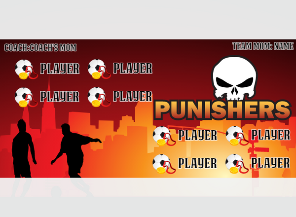 Punishers - Soccer - Pole Pocket Banner