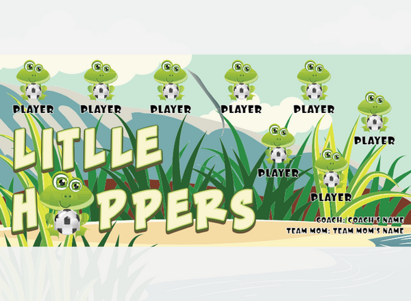 Little Hoppers - Soccer - Pole Pocket Banner
