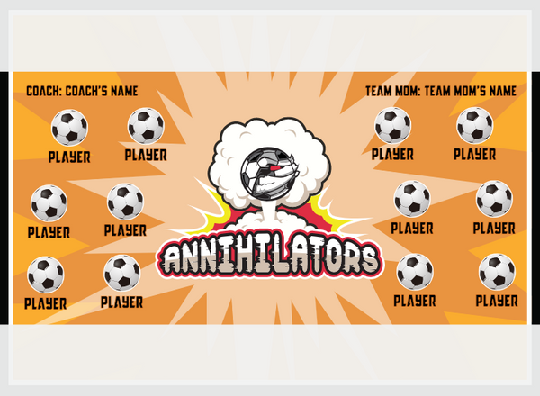 Annihilators - Soccer - Pole Pocket Banner