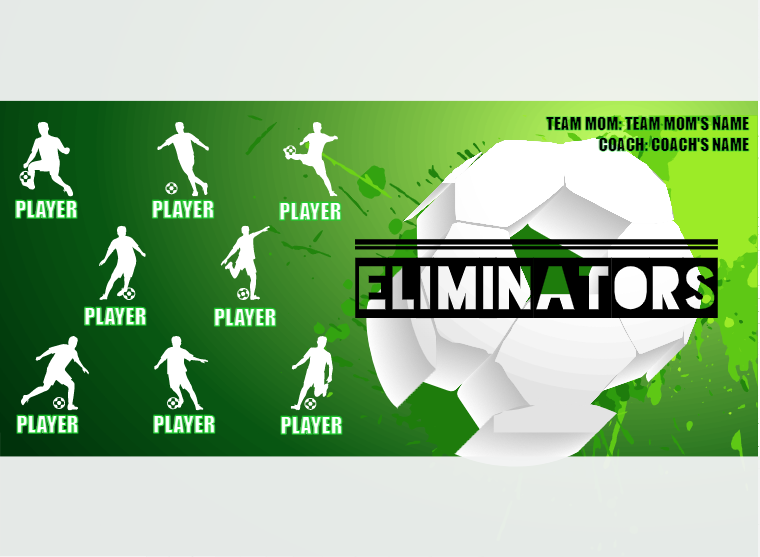 Eliminator - Soccer - Pole Pocket Banner