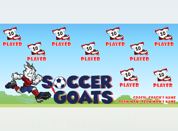 Goats - Soccer - Pole Pocket Banner