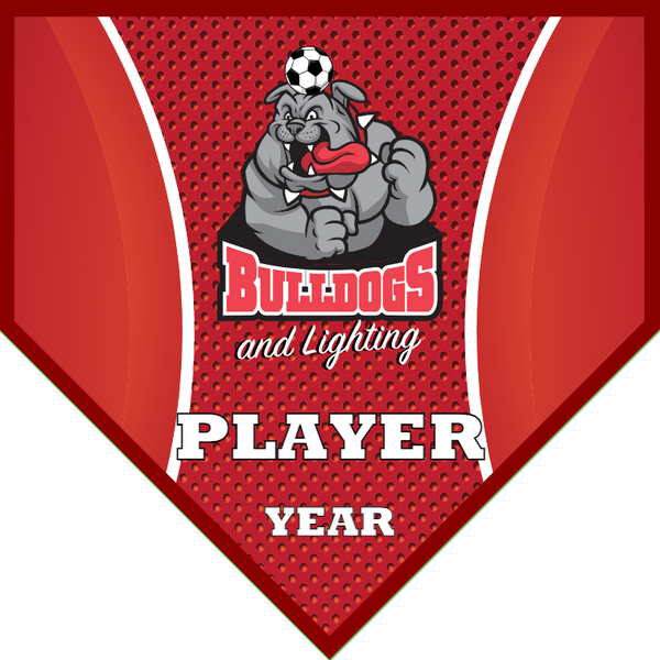 BullDogs - Homeplate Soccer Pennant