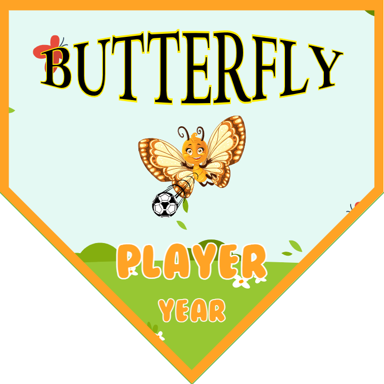 Butterfly - Homeplate Soccer Pennant