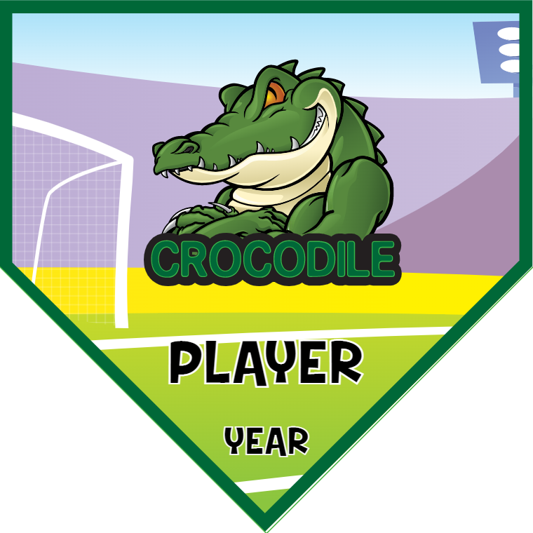 Crocodile - Homeplate Soccer Pennant