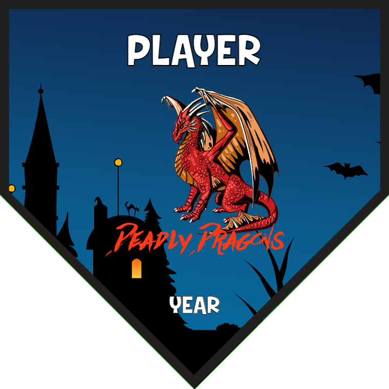 Deadly Dragons - Homeplate Soccer Pennant