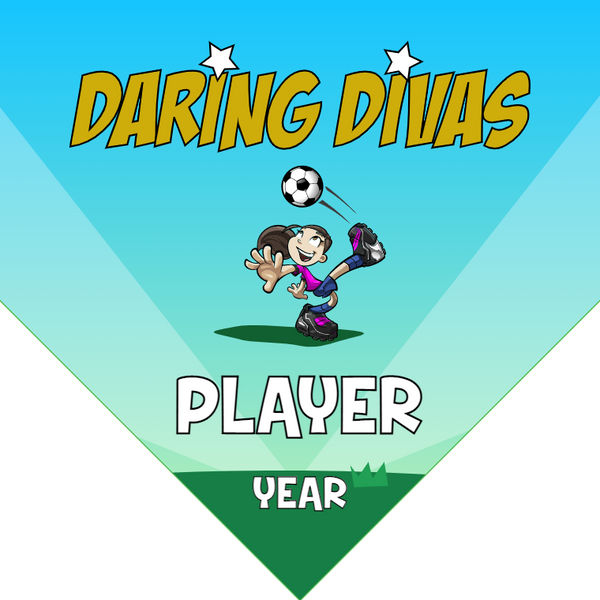 Daring Diavs - Homeplate Soccer Pennant