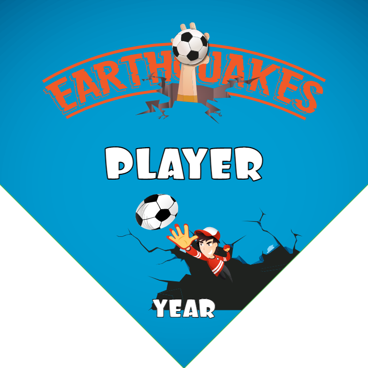 Earthquakes - Homeplate Soccer Pennant