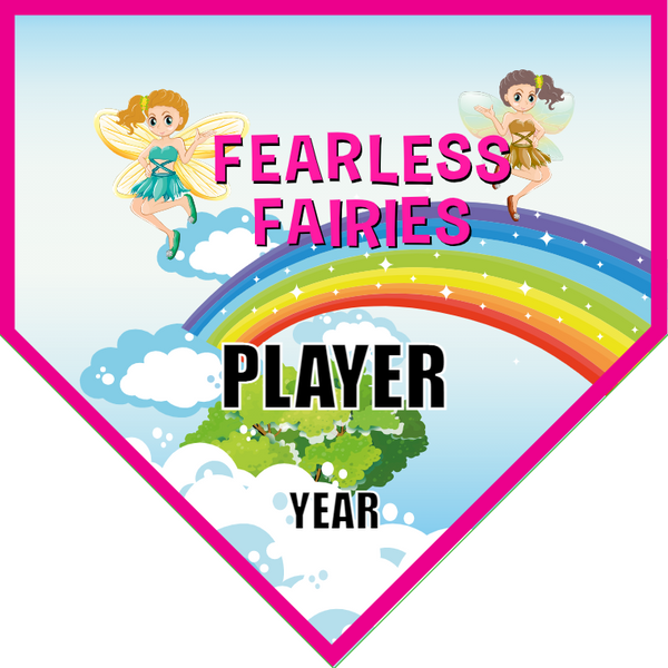 Fearless Fairies - Homeplate Soccer Pennant
