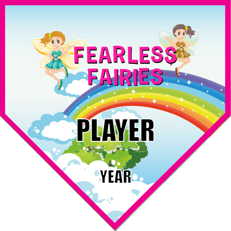 Fearless Fairies - Homeplate Soccer Pennant