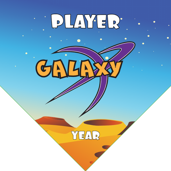 Galaxy - Homeplate Soccer Pennant