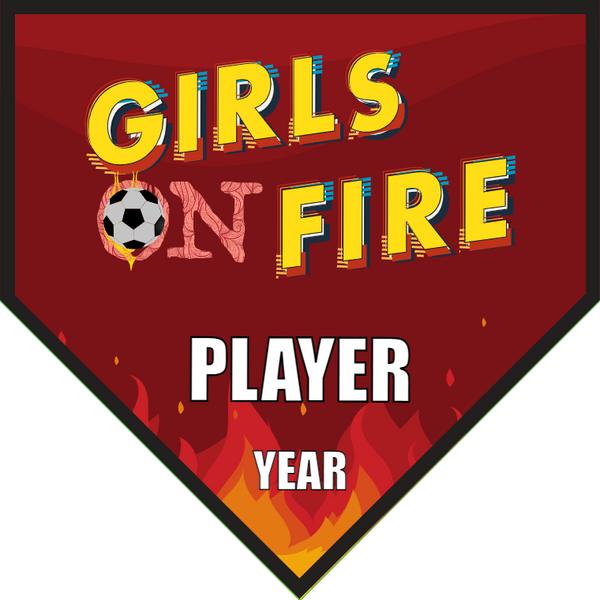 Girls On Fire - Homeplate Soccer Pennant