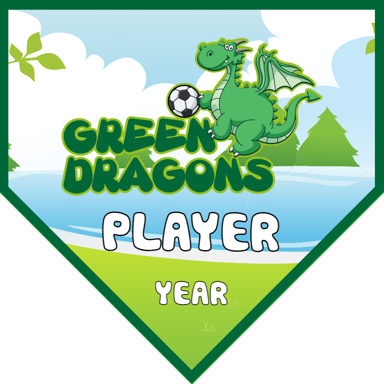 Green Dragons - Homeplate Soccer Pennant