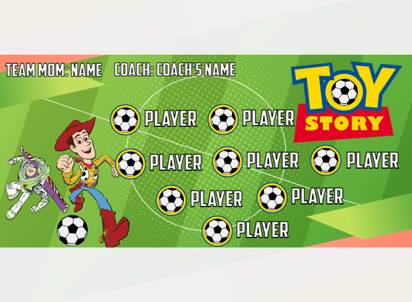 TOY Story - Soccer - Pole Pocket Banner