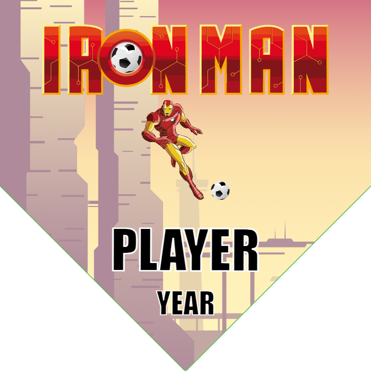 Iron Man - Homeplate Soccer Pennant