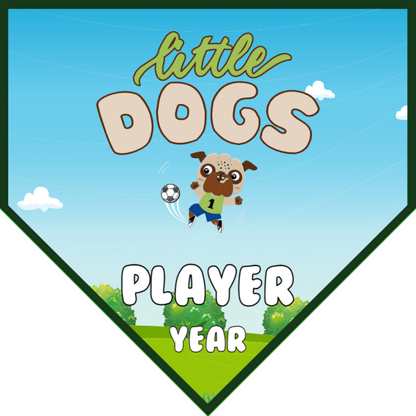 Little Dogs - Homeplate Soccer Pennant