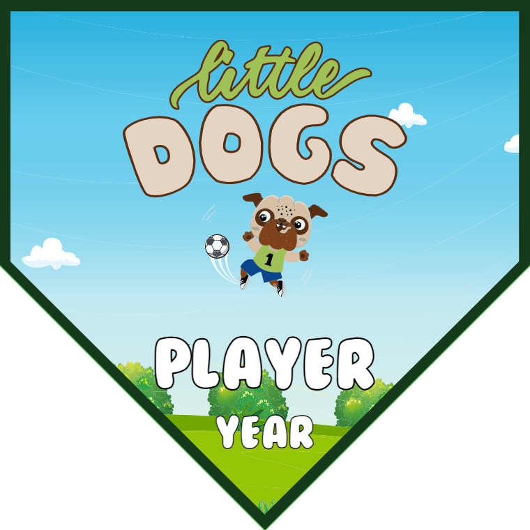 Little Dogs - Homeplate Soccer Pennant
