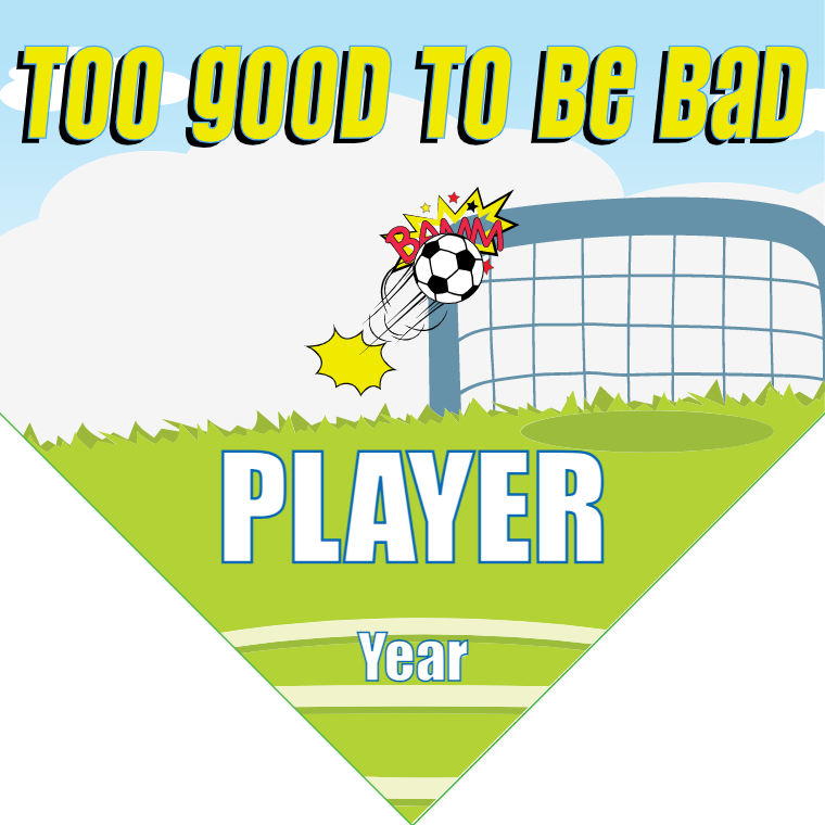 Too good to be bag - Homeplate Soccer Pennant