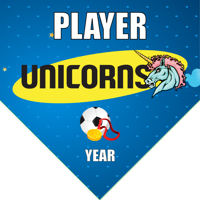 Unicorns - Homeplate Soccer Pennant