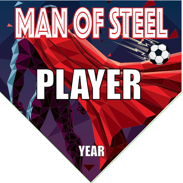Man of Steel - Homeplate Soccer Pennant