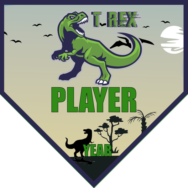 T-Rex - Homeplate Soccer Pennant