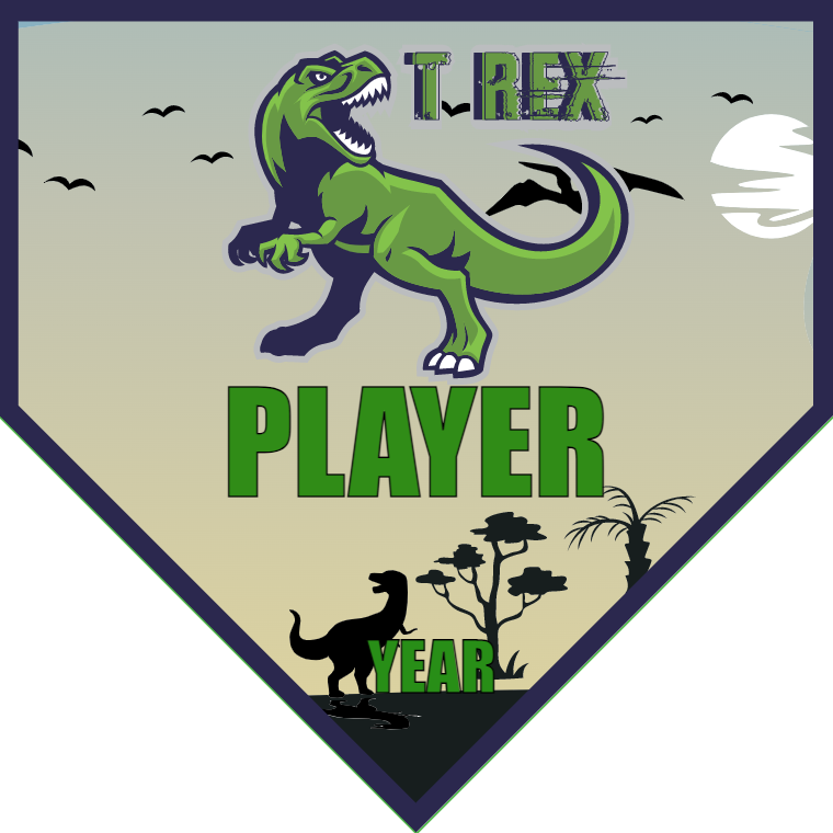 T-Rex - Homeplate Soccer Pennant