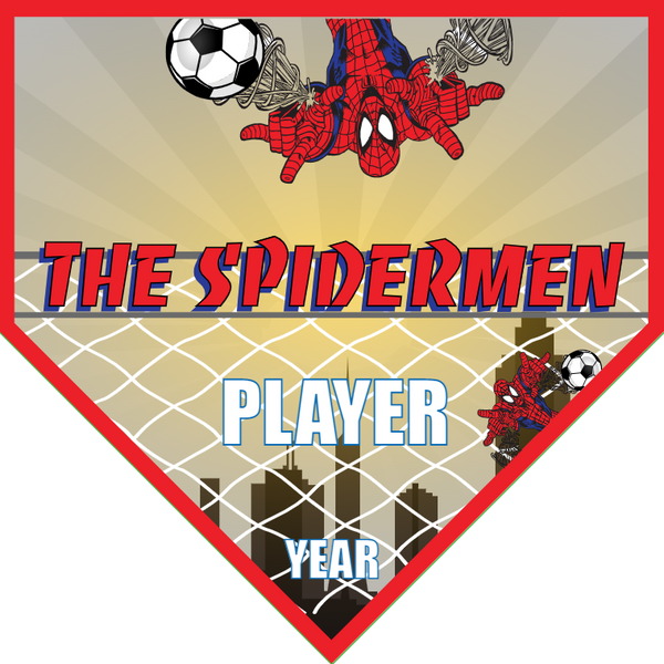 The Spidermen - Homeplate Soccer Pennant