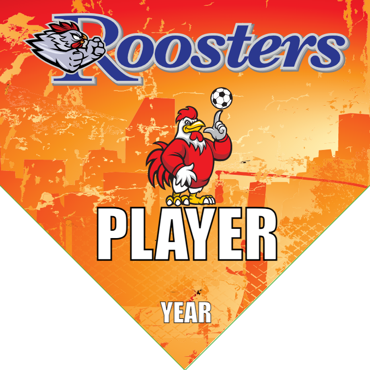 Roosters - Homeplate Soccer Pennant
