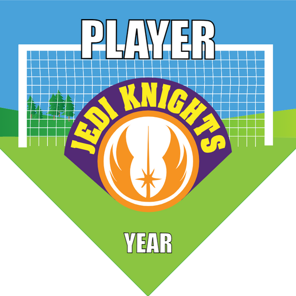 Jedi Knights 2 - Homeplate Soccer Pennant