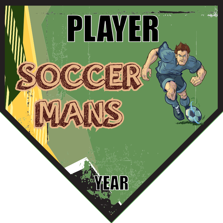 Soccer Mans - Homeplate Soccer Pennant