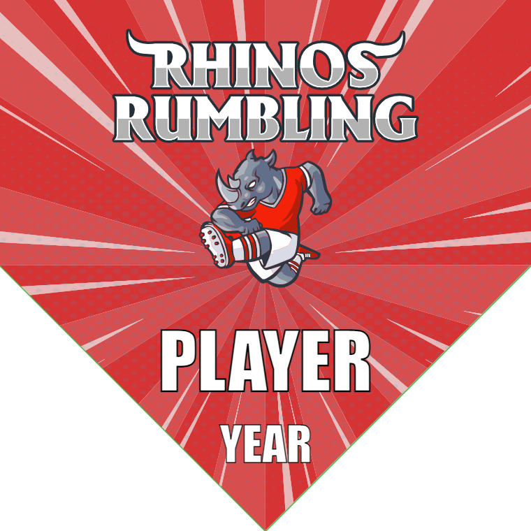 Rhinos Rumbling - Homeplate Soccer Pennant