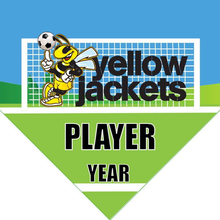 Yellow Jackets - Homeplate Soccer Pennant