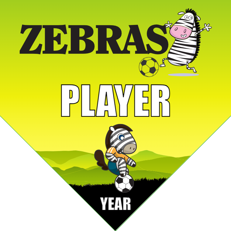 Zebras - Homeplate Soccer Pennant