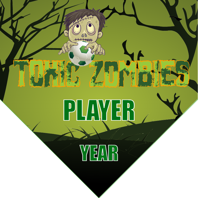 Toxic Zombies - Homeplate Soccer Pennant