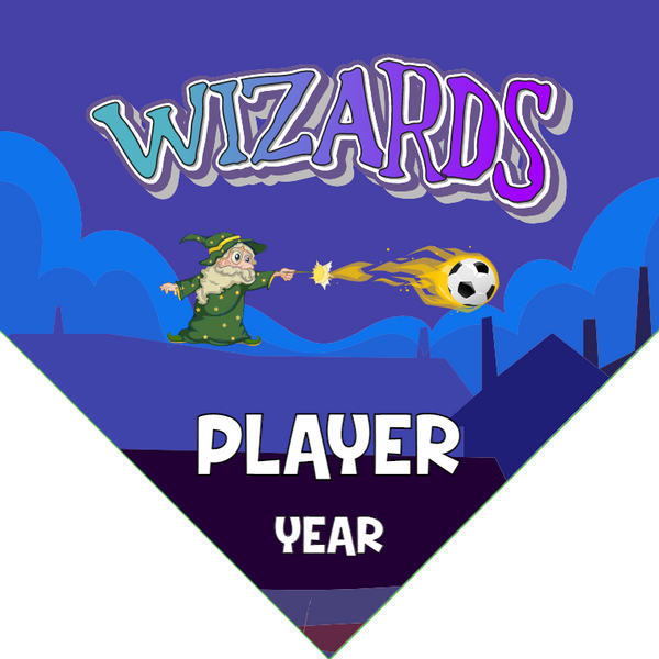 Wizards - Homeplate Soccer Pennant