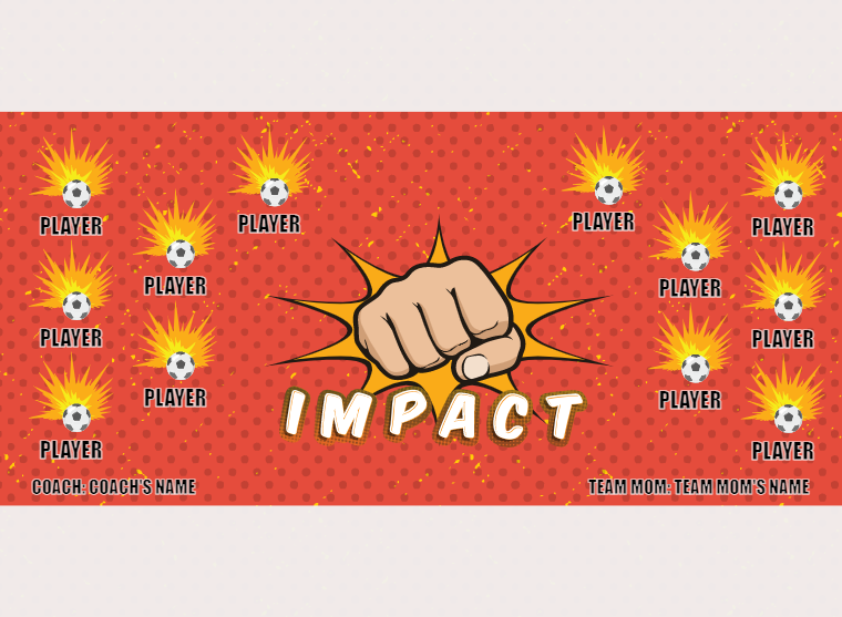 Impact - Soccer - Pole Pocket Banner