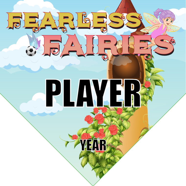 Pearless Fairies - Homeplate Soccer Pennant