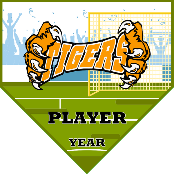 Tigers 4 - Homeplate Soccer Pennant