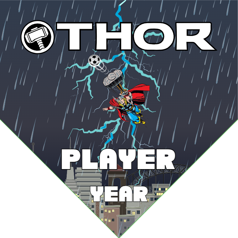 Thor - Homeplate Soccer Pennant