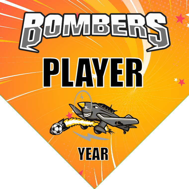 Bombers - Homeplate Soccer Pennant