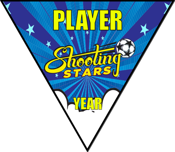 Shooting Stars - Triangle Soccer Banners