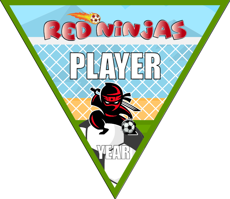 Red Ninjas - Triangle Soccer Banners
