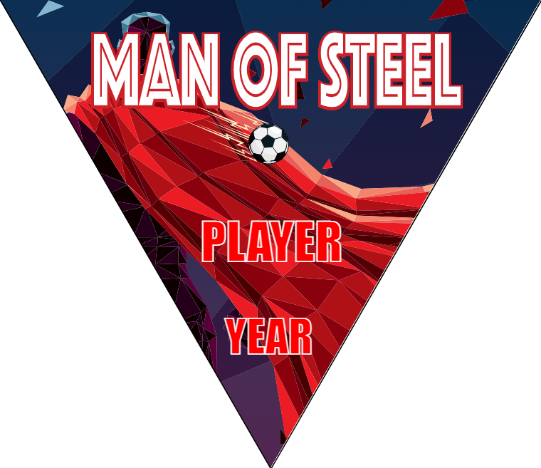 Man Of Steel - Triangle Soccer Banners