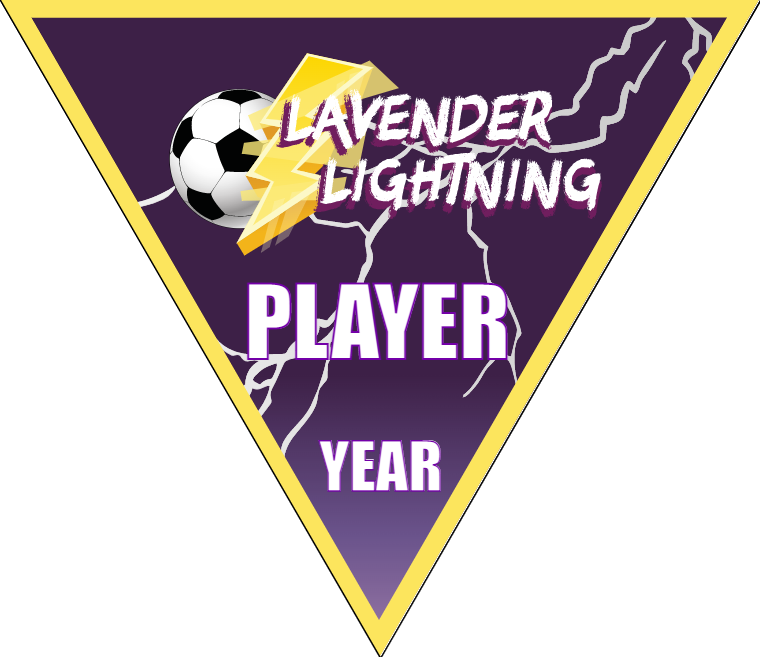Lavender Lightning - Triangle Soccer Banners