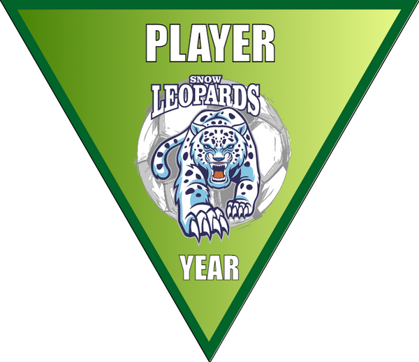 Snow Leopards - Triangle Soccer Banners