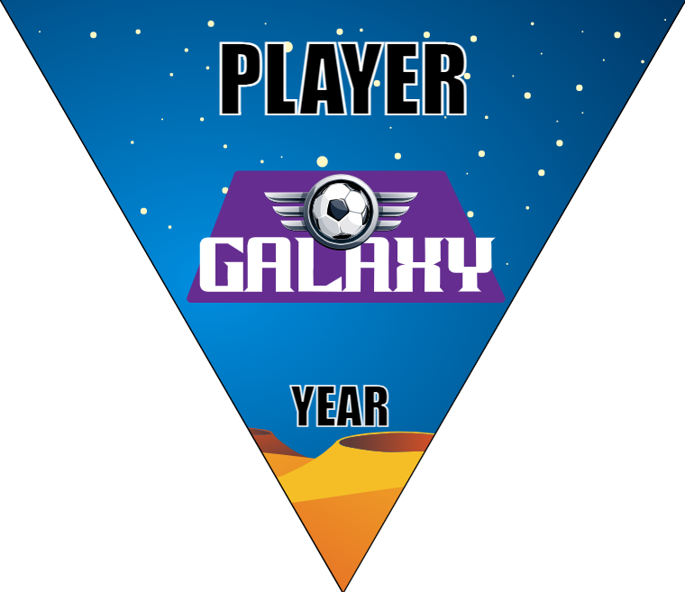 Galaxy - Triangle Soccer Banners