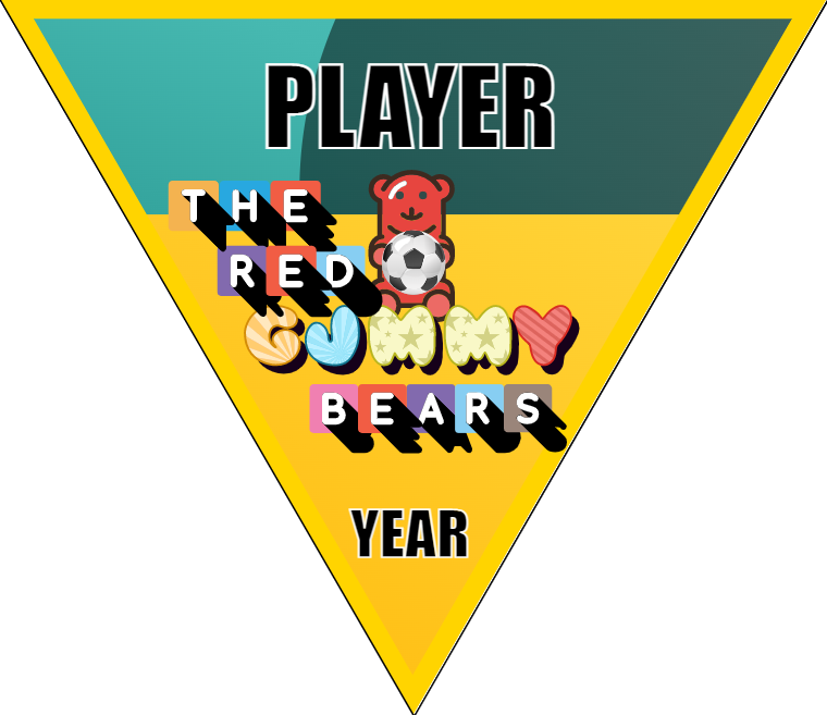 The Red Gummy Bears - Triangle Soccer Banners